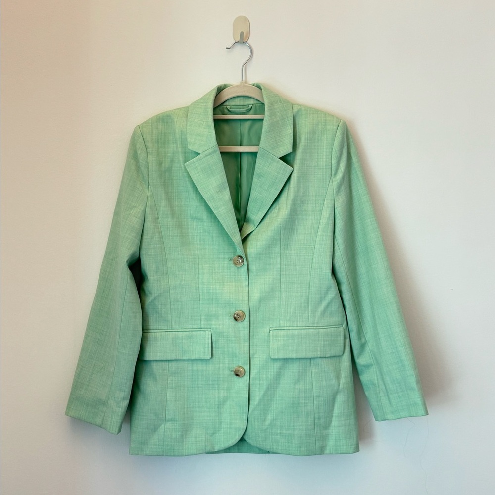 & Other Stories tailored blazer light green [like new]